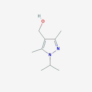 molecular formula C9H16N2O B3033243 (1-异丙基-3,5-二甲基-1H-吡唑-4-基)甲醇 CAS No. 1007542-28-0