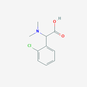 molecular formula C10H12ClNO2 B3033248 2-(2-Chlorophenyl)-2-(dimethylamino)acetic acid CAS No. 1007878-92-3