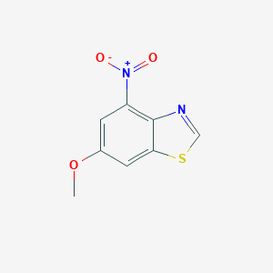 molecular formula C8H6N2O3S B303326 6-Methoxy-4-nitro-1,3-benzothiazole 