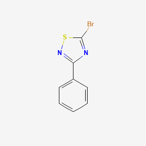 molecular formula C8H5BrN2S B3033262 5-Bromo-3-phenyl-1,2,4-thiadiazole CAS No. 101494-82-0
