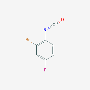 molecular formula C7H3BrFNO B3033274 2-溴-4-氟-1-异氰酸苯酯 CAS No. 1016722-24-9