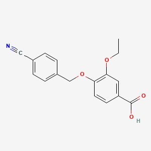 4-[(4-Cyanobenzyl)oxy]-3-ethoxybenzoic acid