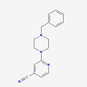 2-(4-Benzylpiperazin-1-yl)isonicotinonitrile