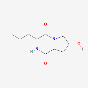 molecular formula C11H18N2O3 B3033283 Cyclo(Hpro-Leu) CAS No. 1016899-93-6