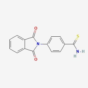 molecular formula C15H10N2O2S B3033285 4-(1,3-Dioxo-1,3-dihydro-2H-isoindol-2-yl)benzenecarbothioamide CAS No. 1017028-04-4