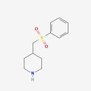 4-[(Benzenesulfonyl)methyl]piperidine