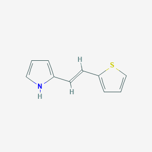 molecular formula C10H9NS B303329 2-[2-(2-thienyl)vinyl]-1H-pyrrole 