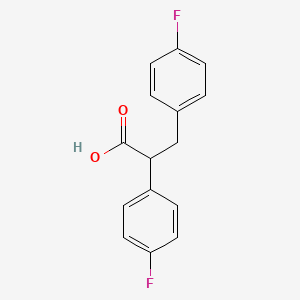 2,3-Bis(4-fluorophenyl)propanoic acid