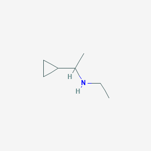 molecular formula C7H15N B3033314 (1-Cyclopropylethyl)ethylamine CAS No. 1017368-28-3