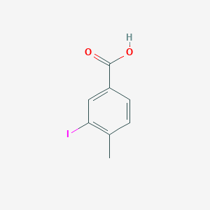 molecular formula C8H7IO2 B303332 3-碘-4-甲基苯甲酸 CAS No. 82998-57-0