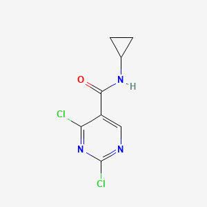 molecular formula C8H7Cl2N3O B3033337 2,4-dichloro-N-cyclopropylpyrimidine-5-carboxamide CAS No. 1017464-37-7
