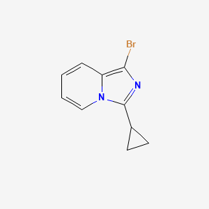 1-Bromo-3-cyclopropylimidazo[1,5-a]pyridine