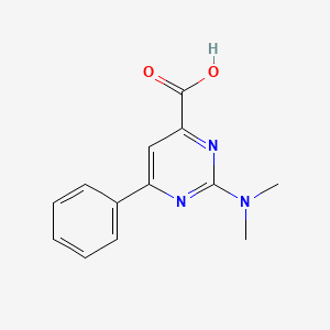 2-(Dimethylamino)-6-phenylpyrimidine-4-carboxylic acid