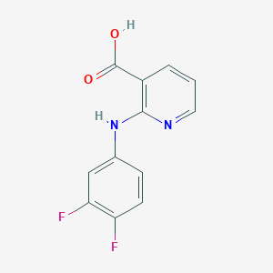 molecular formula C12H8F2N2O2 B3033377 2-[(3,4-Difluorophenyl)amino]nicotinic acid CAS No. 1019350-37-8