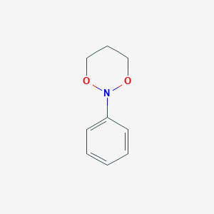 molecular formula C9H11NO2 B303338 2-Phenyl-1,3,2-dioxazinane 