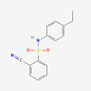 2-cyano-N-(4-ethylphenyl)benzenesulfonamide