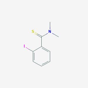 molecular formula C9H10INS B303339 2-iodo-N,N-dimethylbenzenecarbothioamide 