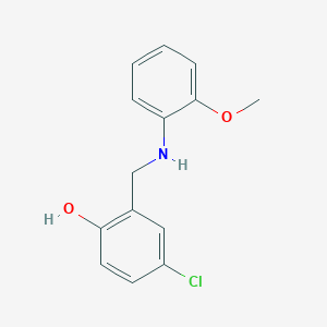 4-Chloro-2-{[(2-methoxyphenyl)amino]methyl}phenol