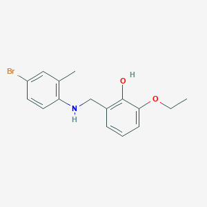 2-{[(4-Bromo-2-methylphenyl)amino]methyl}-6-ethoxyphenol