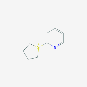 molecular formula C9H12NS+ B303340 1-Pyridin-2-yltetrahydrothiophenium 