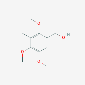 molecular formula C11H16O4 B303343 (2,4,5-Trimethoxy-3-methylphenyl)methanol 