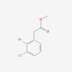 molecular formula C9H8BrClO2 B3033436 Methyl 2-(2-bromo-3-chlorophenyl)acetate CAS No. 1021089-12-2