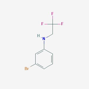 3-bromo-N-(2,2,2-trifluoroethyl)aniline