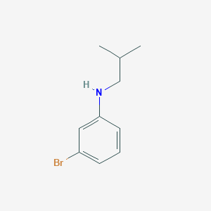 molecular formula C10H14BrN B3033439 3-溴-N-(2-甲基丙基)苯胺 CAS No. 1021138-36-2