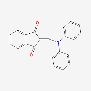 molecular formula C22H15NO2 B3033450 2-[(diphenylamino)methylene]-1H-indene-1,3(2H)-dione CAS No. 1023515-74-3