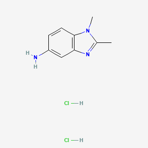 molecular formula C9H13Cl2N3 B3033475 1,2-Dimethyl-1H-benzoimidazol-5-ylamine dihydrochloride CAS No. 102872-45-7