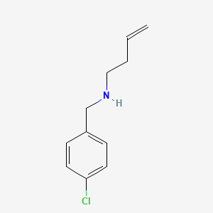 molecular formula C11H14ClN B3033476 N-(4-chlorobenzyl)but-3-ene-1-amine CAS No. 1029033-62-2