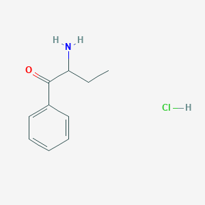 molecular formula C10H14ClNO B3033481 2-氨基-1-苯基丁酮盐酸盐 CAS No. 103030-67-7
