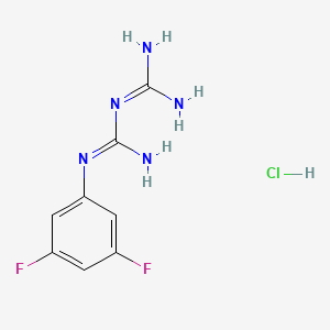 molecular formula C8H10ClF2N5 B3033488 1-(3,5-Difluorophenyl)biguanide hydrochloride CAS No. 1030829-66-3