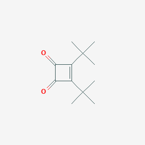molecular formula C12H18O2 B303349 3,4-Ditert-butylcyclobut-3-ene-1,2-dione 