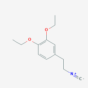 molecular formula C13H17NO2 B3033500 1,2-Diethoxy-4-(2-isocyanoethyl)benzene CAS No. 1031795-07-9