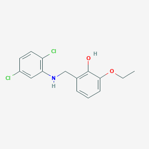 2-{[(2,5-Dichlorophenyl)amino]methyl}-6-ethoxyphenol