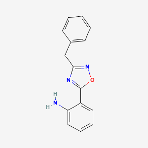 2-(3-Benzyl-1,2,4-oxadiazol-5-yl)aniline