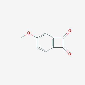 molecular formula C9H6O3 B303352 3-Methoxybicyclo[4.2.0]octa-1,3,5-triene-7,8-dione CAS No. 41634-29-1