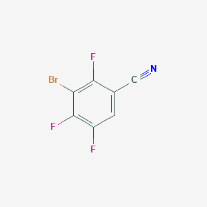 molecular formula C7HBrF3N B3033532 3-溴-2,4,5-三氟苯甲腈 CAS No. 104222-41-5