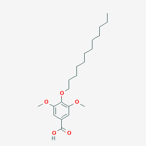molecular formula C21H34O5 B303354 4-(Dodecyloxy)-3,5-dimethoxybenzoic acid 