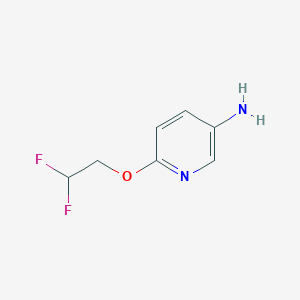 molecular formula C7H8F2N2O B3033551 6-(2,2-Difluoroethoxy)pyridin-3-amine CAS No. 1050909-43-7