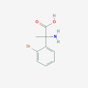 molecular formula C9H10BrNO2 B3033558 2-Amino-2-(2-bromophenyl)propanoic acid CAS No. 1053162-56-3