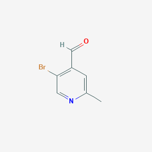 molecular formula C7H6BrNO B3033565 5-Bromo-2-methylisonicotinaldehyde CAS No. 1060810-15-2