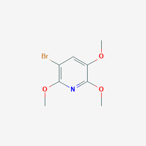 molecular formula C8H10BrNO3 B3033567 3-溴-2,5,6-三甲氧基吡啶 CAS No. 106331-72-0