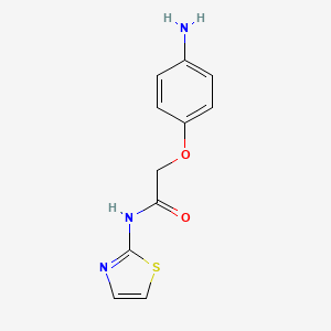 2-(4-aminophenoxy)-N-(1,3-thiazol-2-yl)acetamide