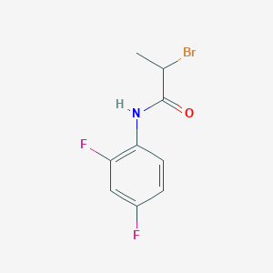 molecular formula C9H8BrF2NO B3033582 2-bromo-N-(2,4-difluorophenyl)propanamide CAS No. 1071627-99-0