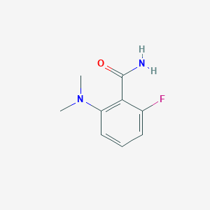molecular formula C9H11FN2O B3033589 2-(二甲氨基)-6-氟苯甲酰胺 CAS No. 107485-44-9