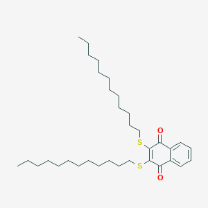 molecular formula C34H54O2S2 B303359 2,3-Bis(dodecylsulfanyl)naphthoquinone 