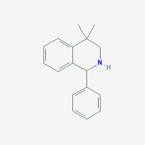 molecular formula C17H19N B3033606 4,4-Dimethyl-1-phenyl-1,2,3,4-tetrahydroisoquinoline CAS No. 1082922-49-3