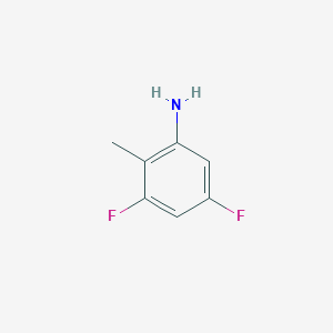 molecular formula C7H7F2N B3033626 Benzenamine, 3,5-difluoro-2-methyl- CAS No. 1092350-38-3